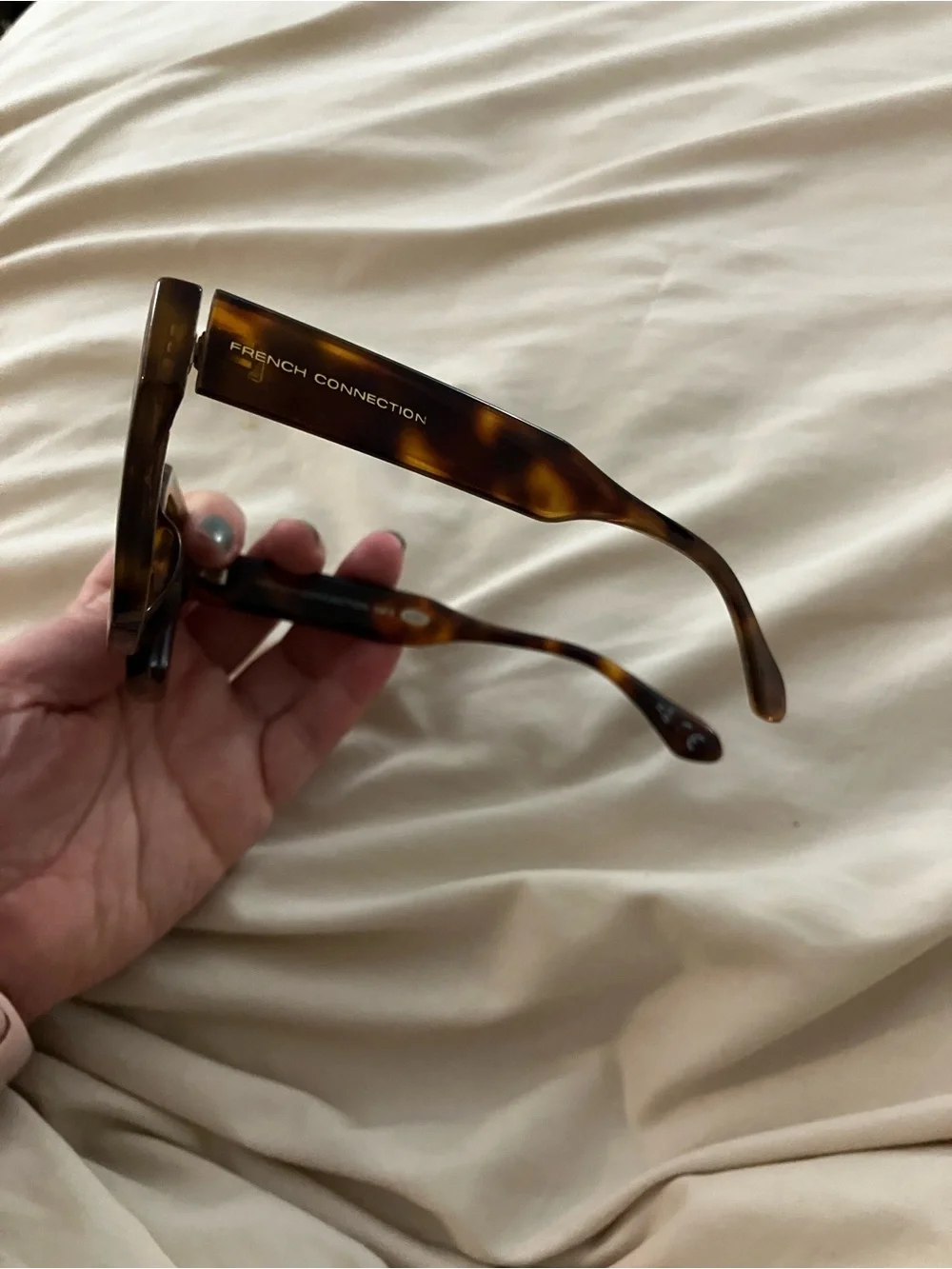 French Connection Women's Sunglasses Tortoise Shell Square Frame DG1022 TRT